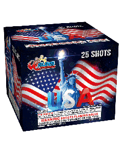 USA | 25 Shot 500 Gram Multi Shot Aerial By Suns Fireworks